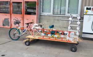 Le vélo-char de carnaval